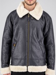 Alpha Industries B3 FL Black Jacket - Image 1 of 7
