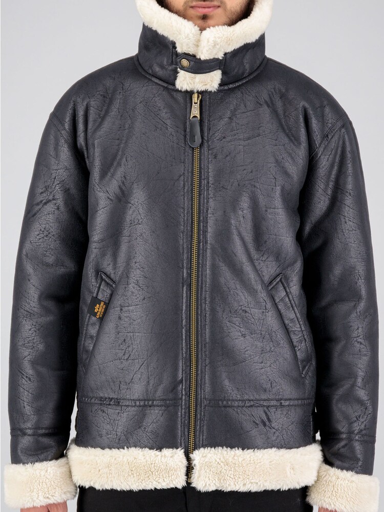 Alpha Industries B3 FL Black Jacket - Image 2 of 7
