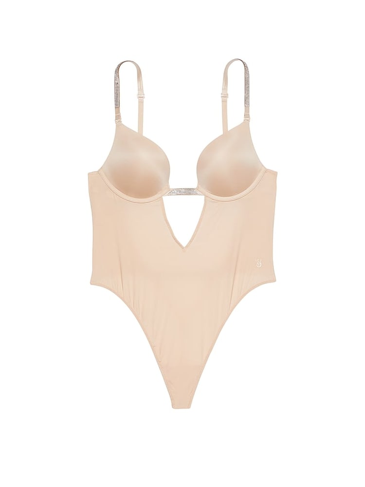Victoria's Secret Marzipan Nude Shaping Gala Bodysuit - Image 3 of 3