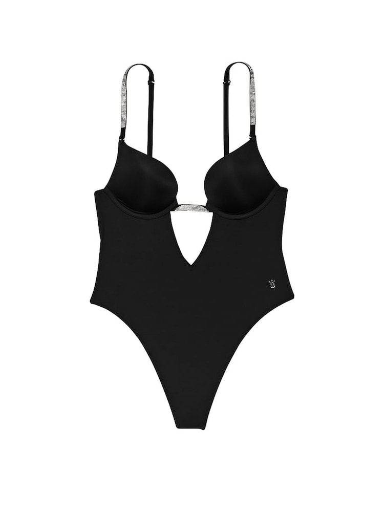 Victoria's Secret Black Shaping Gala Bodysuit - Image 3 of 3 Victoria's Secret Black Shaping Gala Bodysuit - Image 3 of 3