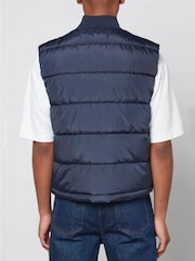 Alpha Industries Puffer Vest NASA Black Jacket - Image 2 of 3