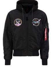 Alpha Industries MA-1 VF Hood Dark Side Black Jacket - Image 4 of 4