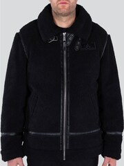 Alpha Industries B3 Teddy Black Jacket - Image 1 of 3
