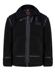 Alpha Industries B3 Teddy Black Jacket - Image 2 of 3