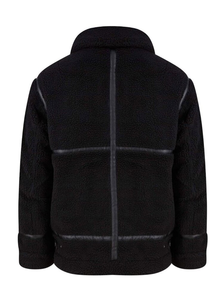 Alpha Industries B3 Teddy Black Jacket - Image 3 of 3