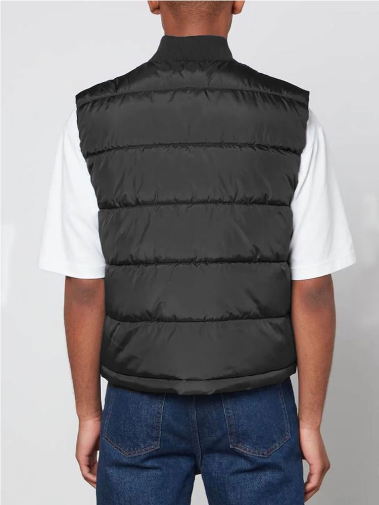 Alpha Industries Puffer Vest NASA Black Jacket - Image 2 of 3 Alpha Industries Puffer Vest NASA Black Jacket - Image 2 of 3