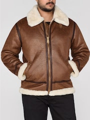 Alpha Industries B3 FL Brown Jacket - Image 1 of 3