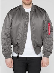 Alpha Industries MA1 Reversible Grey Jacket - Image 2 of 5