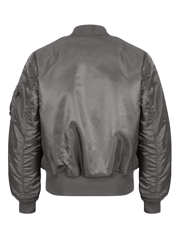 Alpha Industries MA1 Reversible Grey Jacket - Image 5 of 5 Alpha Industries MA1 Reversible Grey Jacket - Image 5 of 5