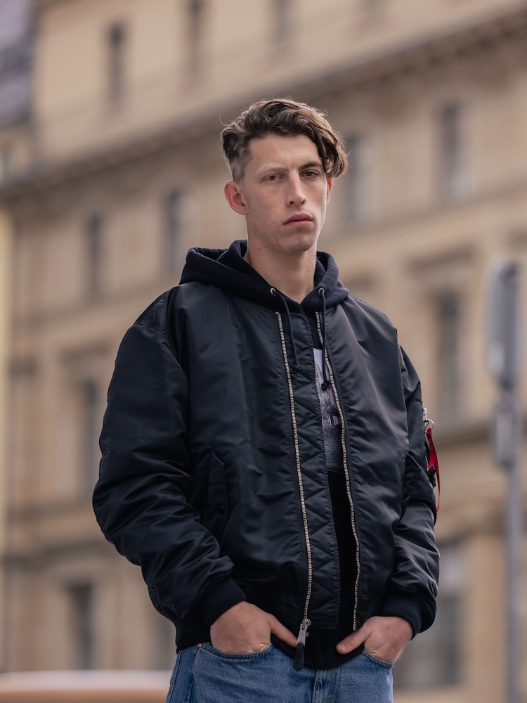 Alpha Industries MA1 Reversible Grey Jacket - Image 1 of 7