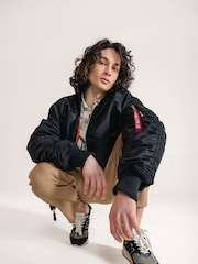 Alpha Industries MA1 Reversible Grey Jacket - Image 7 of 7