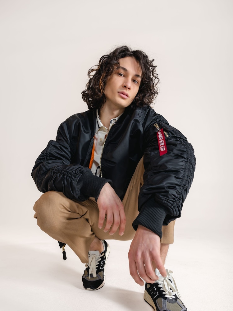 Alpha Industries MA1 Reversible Grey Jacket - Image 7 of 7