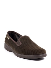 Goodyear Marshall Brown Full Brown Slippers - Image 1 of 9
