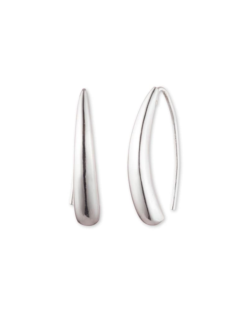 Lauren Ralph Lauren Silber​​​​​​​Tone Threader Ohrringe - Bild 2 von 4