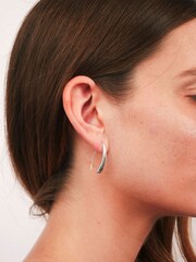 Lauren Ralph Lauren Silber​​​​​​​Tone Threader Ohrringe - Bild 3 von 4