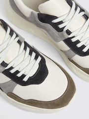 MOSS Grey Brighton Chunky Trainers - Image 3 of 4