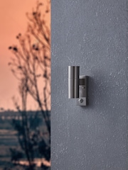 Eglo Silver Riga 5 LED Steel Outdoor Wall Light With Sensor - Image 2 of 6