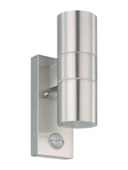 Eglo Silver Riga 5 LED Steel Outdoor Wall Light With Sensor - Image 3 of 6