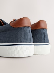Navy Blue Classic Canvas Pumps - Image 7 of 7