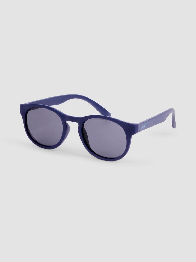 JoJo Maman Bébé Navy Blue Rounded Sunglasses - Image 1 of 2