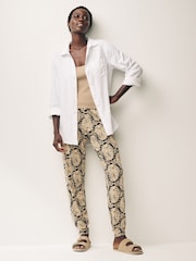 Black Paisley Print Jersey Joggers - Image 1 of 6
