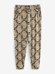 Black Paisley Print Jersey Joggers - Image 5 of 6