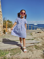 JoJo Maman Bébé Fuchsia Pink Flower Sunglasses - Image 1 of 3