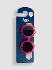 JoJo Maman Bébé Fuchsia Pink Flower Sunglasses - Image 7 of 9