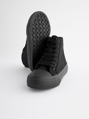 Black School Chunky High Top Trainers - Image 5 of 7
