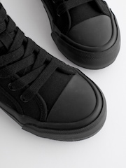 Black School Chunky High Top Trainers - Image 6 of 7