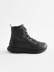 Black School Extra Chunky Lace-Up Trainers - Image 1 of 6
