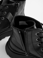 Black School Extra Chunky Lace-Up Trainers - Image 5 of 6