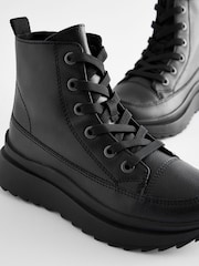 Black School Extra Chunky Lace-Up Trainers - Image 6 of 6