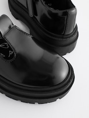Black T-Bar Chunky School Shoes - Image 7 of 8