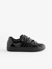 Black Patent 3V School Trainers - Image 2 of 6