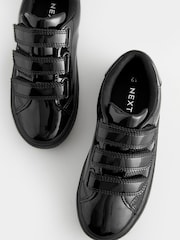 Black Patent 3V School Trainers - Image 5 of 6