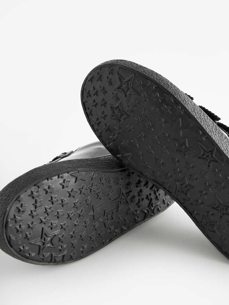 Black Patent 3V School Trainers - Image 6 of 6