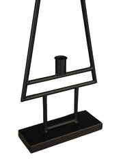 Ivyline Black Christmas Deco Table Top Tree Candle Holder - Image 2 of 4