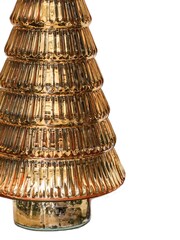 Ivyline Gold Christmas Juniper Glass Tree - Image 2 of 3