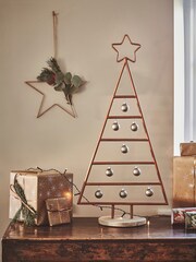Ivyline Copper Iron Christmas Tree with Star - Image 1 of 2