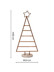 Ivyline Copper Iron Christmas Tree with Star - Image 2 of 2