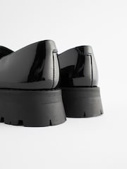 Black Patent Chunky Double Buckle Mary Jane School Shoes - Image 6 of 8