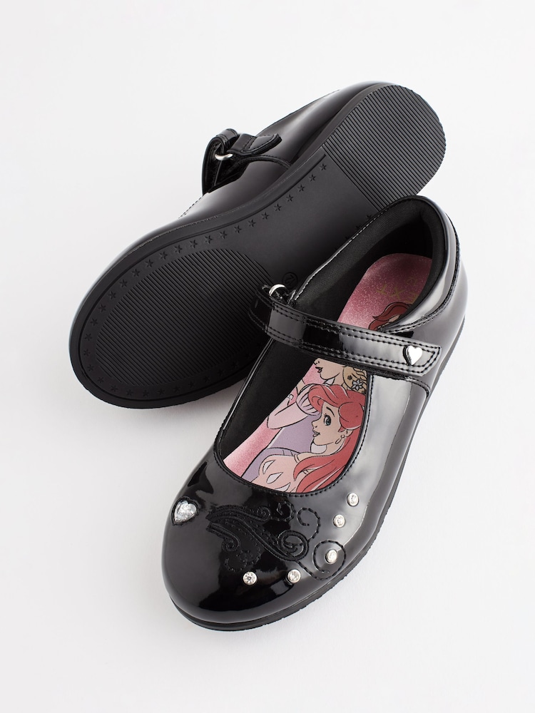 Black Patent Disney Princess Mary Jane School Shoes - Image 5 of 9