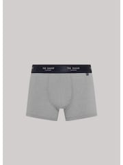 Ted Baker Dark Black Cotton Trunks 3 Pack - Image 3 of 8