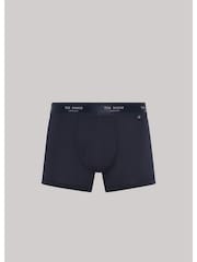 Ted Baker Dark Black Cotton Trunks 3 Pack - Image 4 of 8