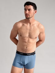 Ted Baker Dark Black Cotton Trunks 3 Pack - Image 7 of 8