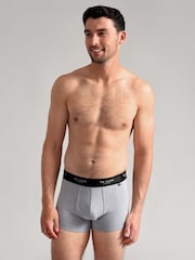 Ted Baker Dark Black Cotton Trunks 3 Pack - Image 8 of 8