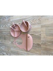 Cheeky Chompers Pink Silicone Baby Weaning Gift Set - Image 9 of 10