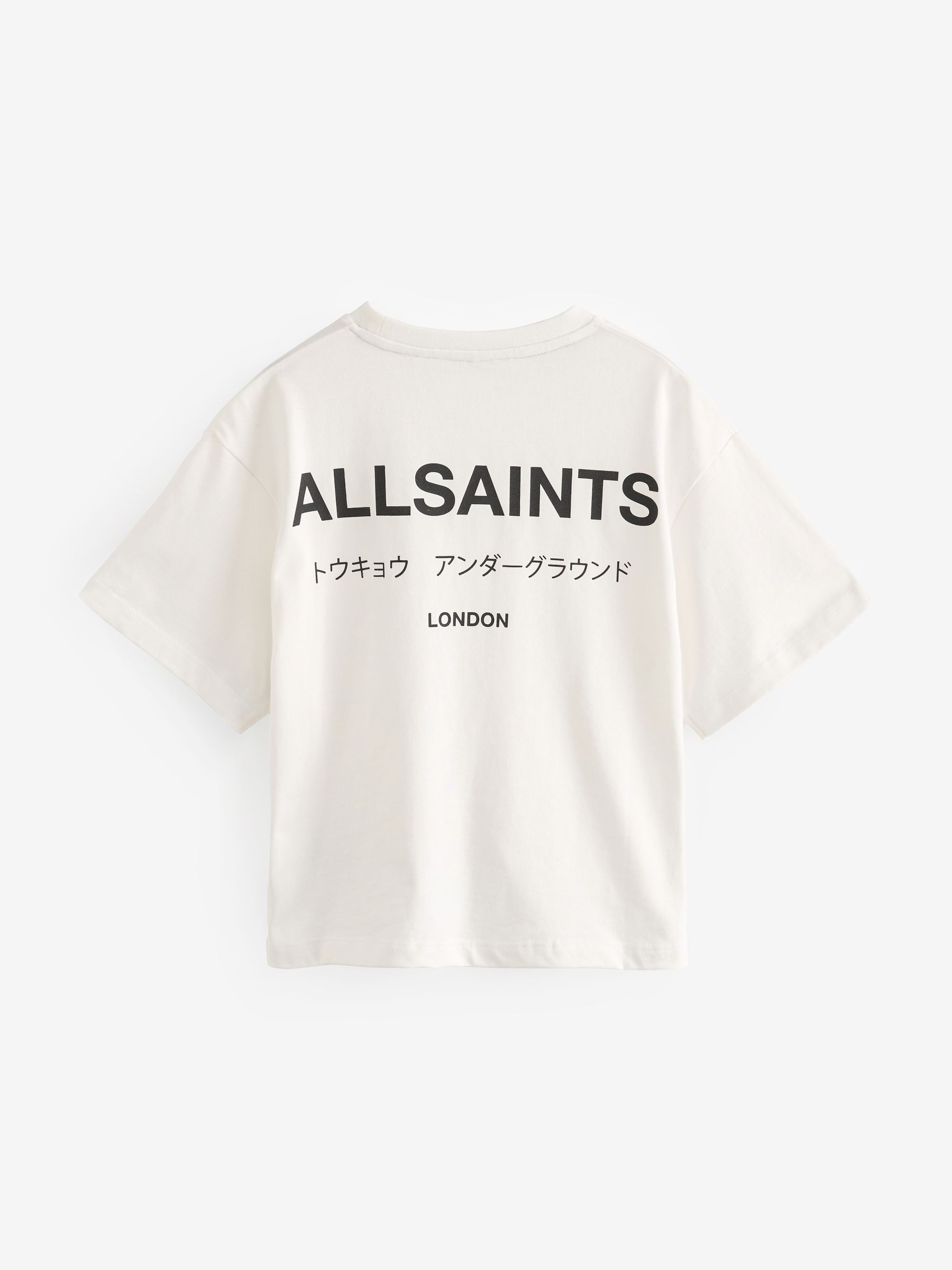Buy smALLSAINTS White Oversized Underground Crew 100% Cotton