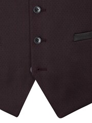 Skopes Red Tailored Fit Maxwell Suit: Waistcoat - Image 4 of 4